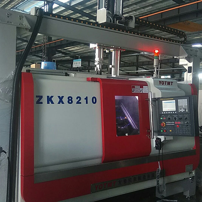 ZKX600铣端面打中心孔机床,斜床身澳亚国际游戏(中国)有限公司排屑方面